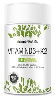 Sinob Vitamin D3 + K2 60 Kapseln