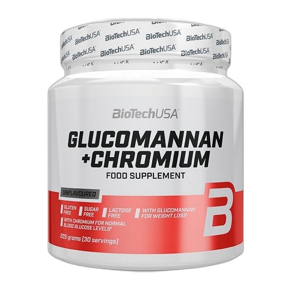 BioTechUSA Glucomannan + Chromium 225g