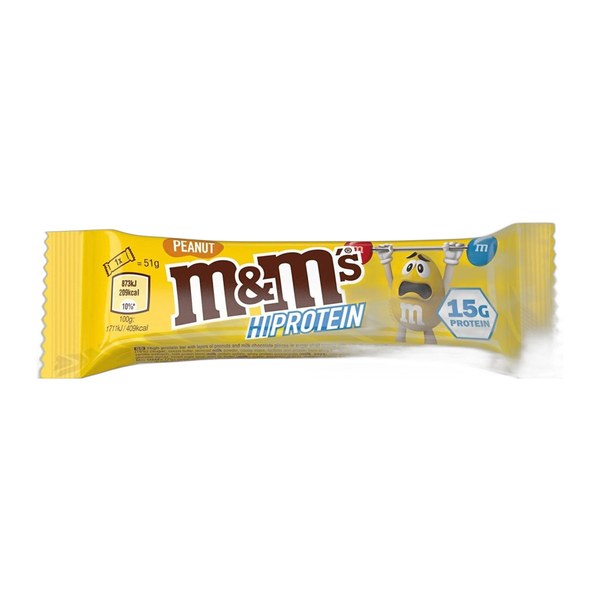 M&M Peanut Hi Protein Bar 51g
