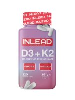 INLEAD Vitamin D3+K2+Magnesium 120 Kapseln