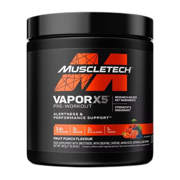 MuscleTech Vapor X5 250g Pre Workout