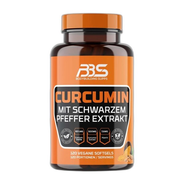 BBS Curcumin hochdosierte 120 vegane Softgels
